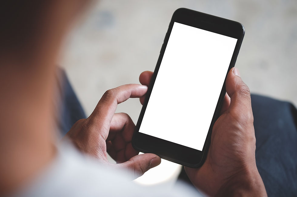 Phone With Blank Screen