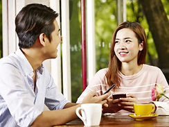 couple talking