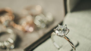 engagement ring in a box