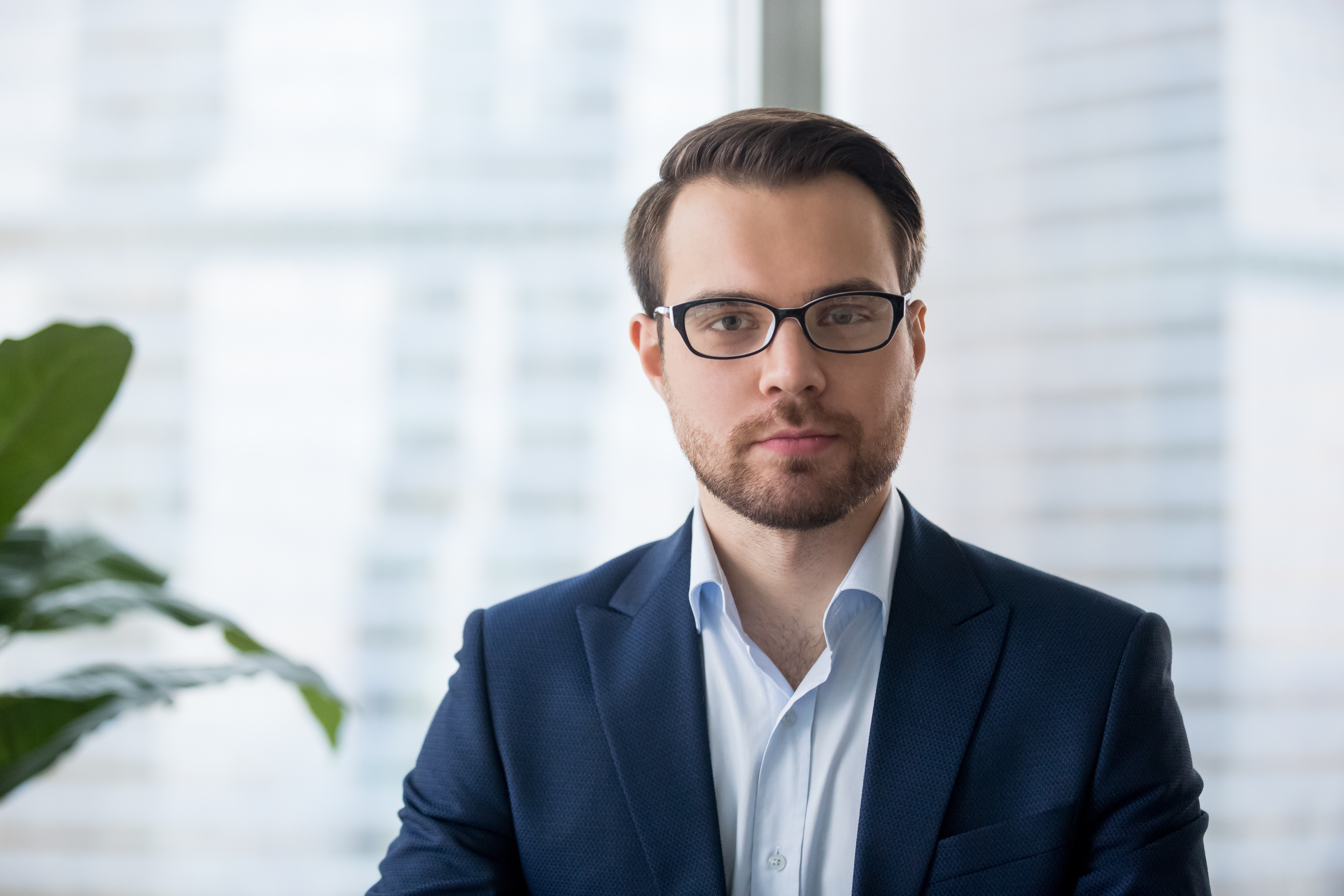 Businessman with Glasses