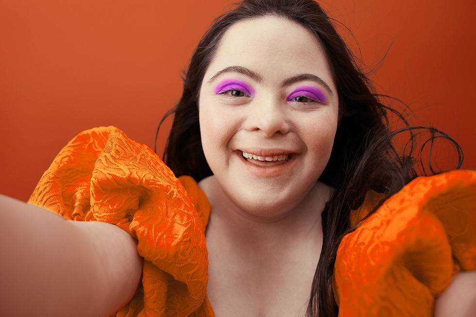 Smiling girl with Down syndrome, Home Care Vancouver.