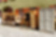 old furniture pieces in front of a wall