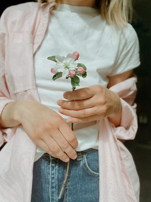 Hands Holding Flower