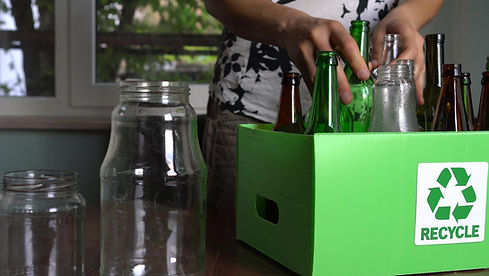 Recycling von Glasflaschen