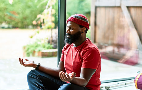 Man Practicing Meditation