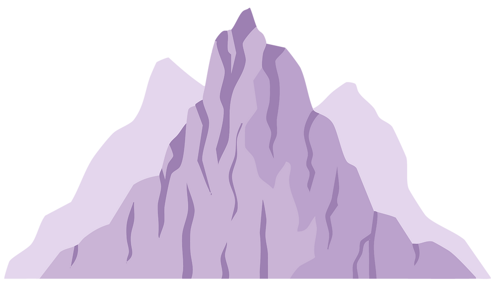 Purple Mountain Illustration