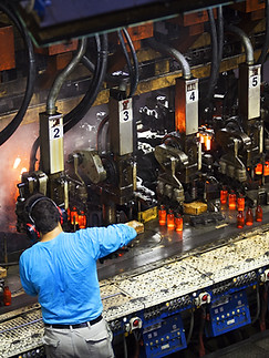 Glass Bottle Production