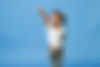 Girl Pointing Up