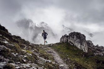 Runner in the Mountains