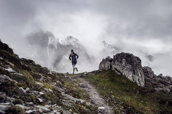 Runner in the Mountains
