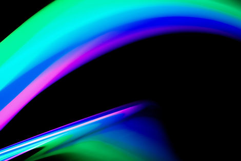 Listras de luz coloridas