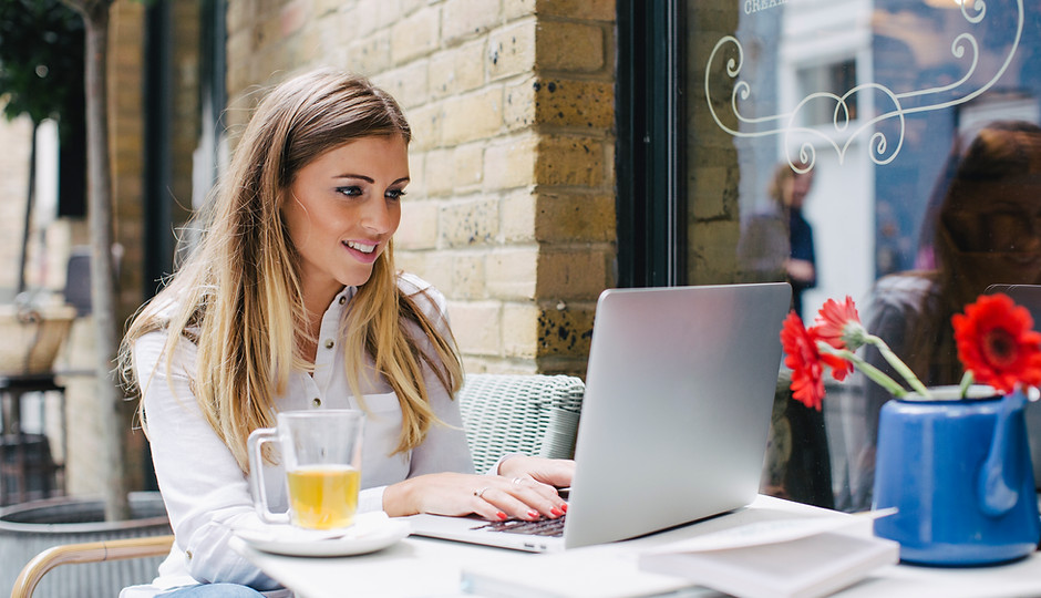 Working at a Cafe