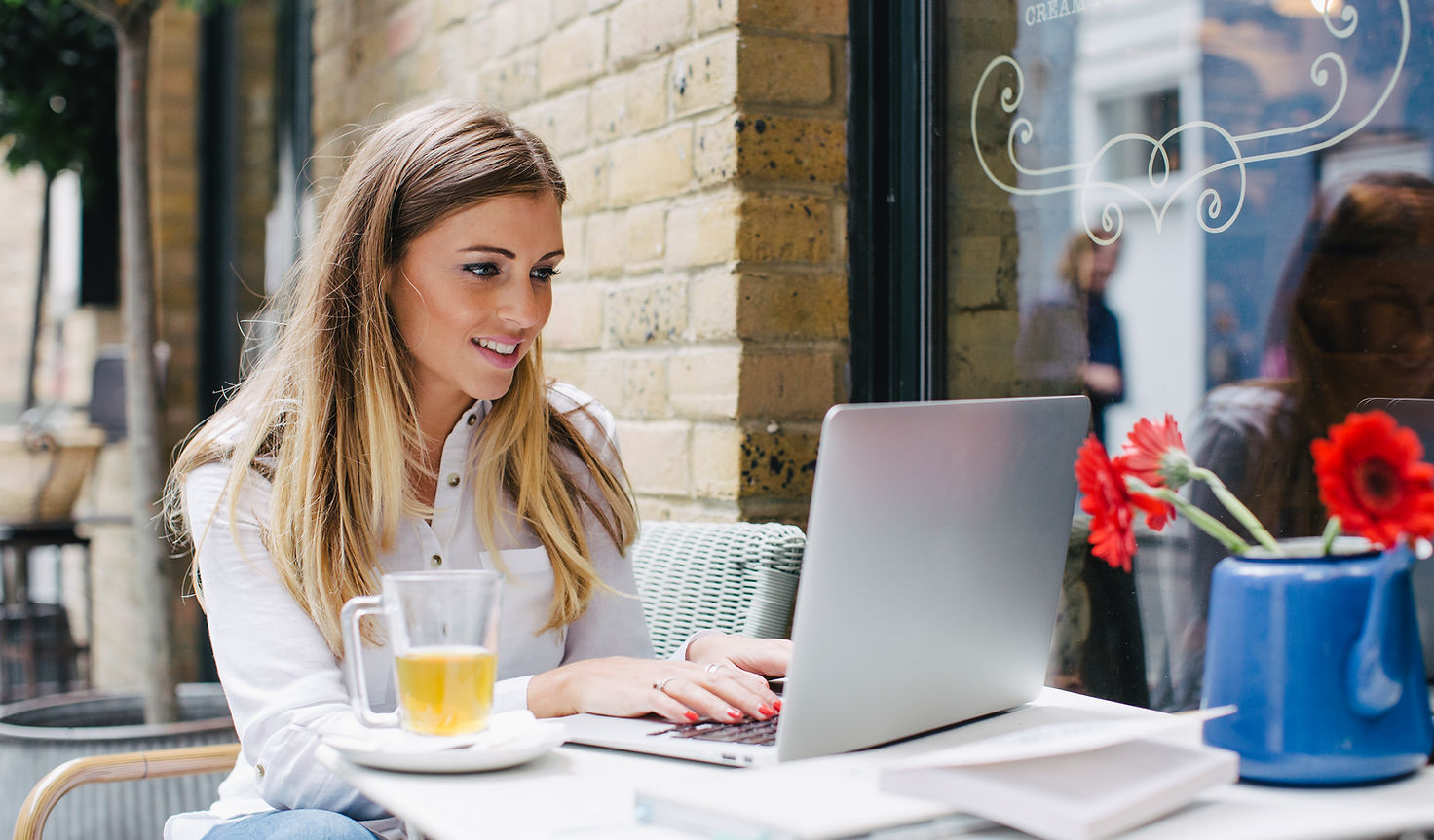 Working at a Cafe