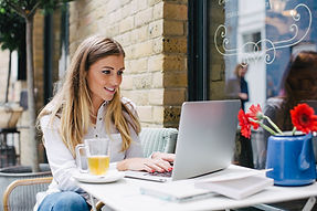 Working at a Cafe