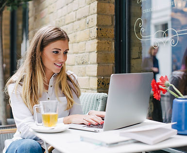 Working at a Cafe