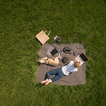 Arbeiten im Park