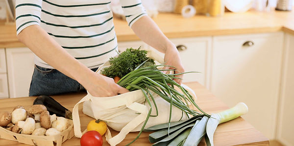 Woman Unloading Grocery