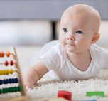Cute Baby Crawling