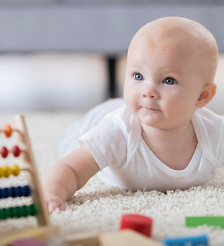 Cute Baby Crawling