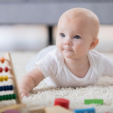 Cute Baby Crawling
