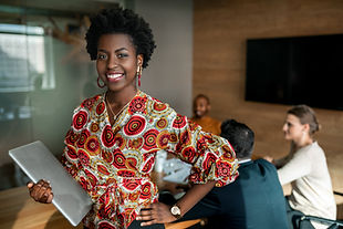 Businesswoman with Laptop