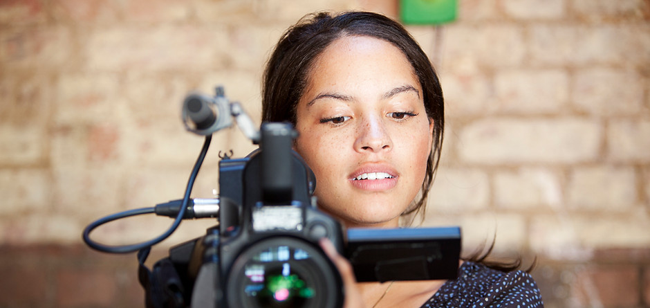 Woman with Camera