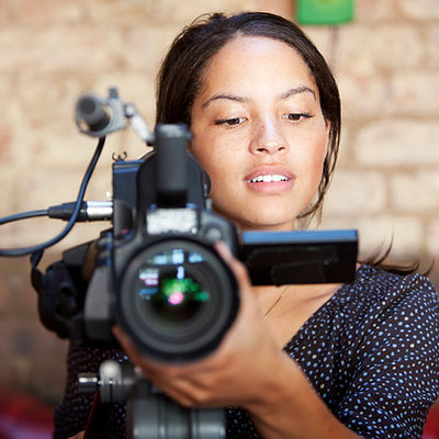 Woman with Camera