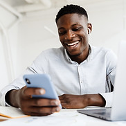 Businessman on Phone