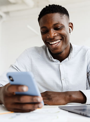 Homme affaires, téléphone