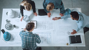 A team of engineers or architects at work