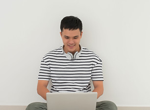 Man on His Laptop