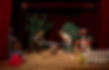 Enfants sur scène pendant un cours de théâtre au Pélousse Paradise à Alès – spectacle de fin d’année