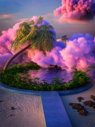 A tropical Dreamscape of reality turning real