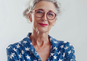 Femme senior souriante