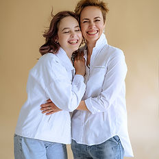Beauty together mother daughter bestie best friend