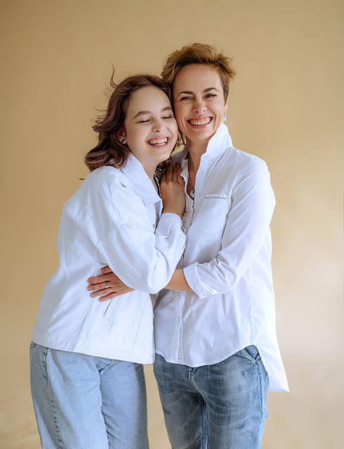 Mother and Daughter Portrait