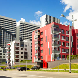Modern housing complex