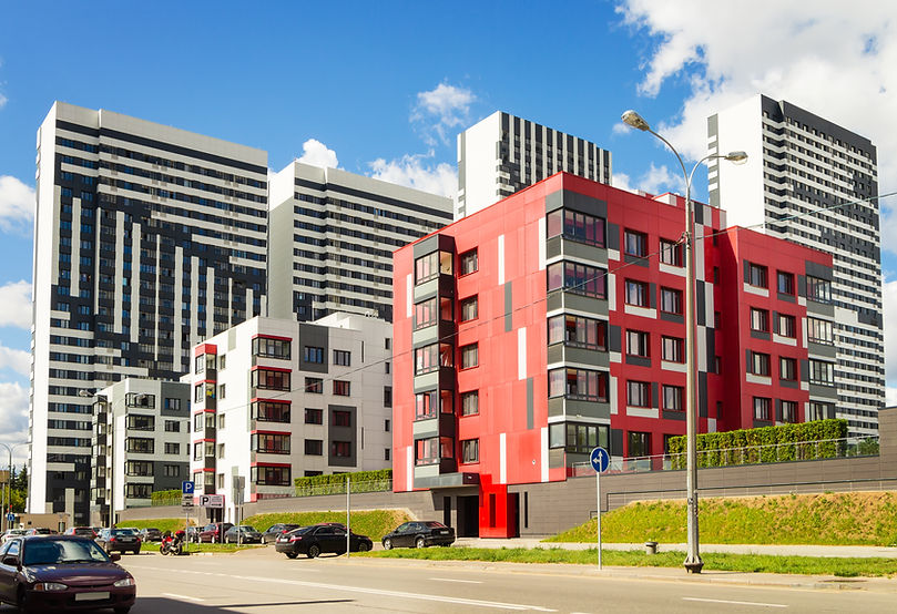 Modern housing complex