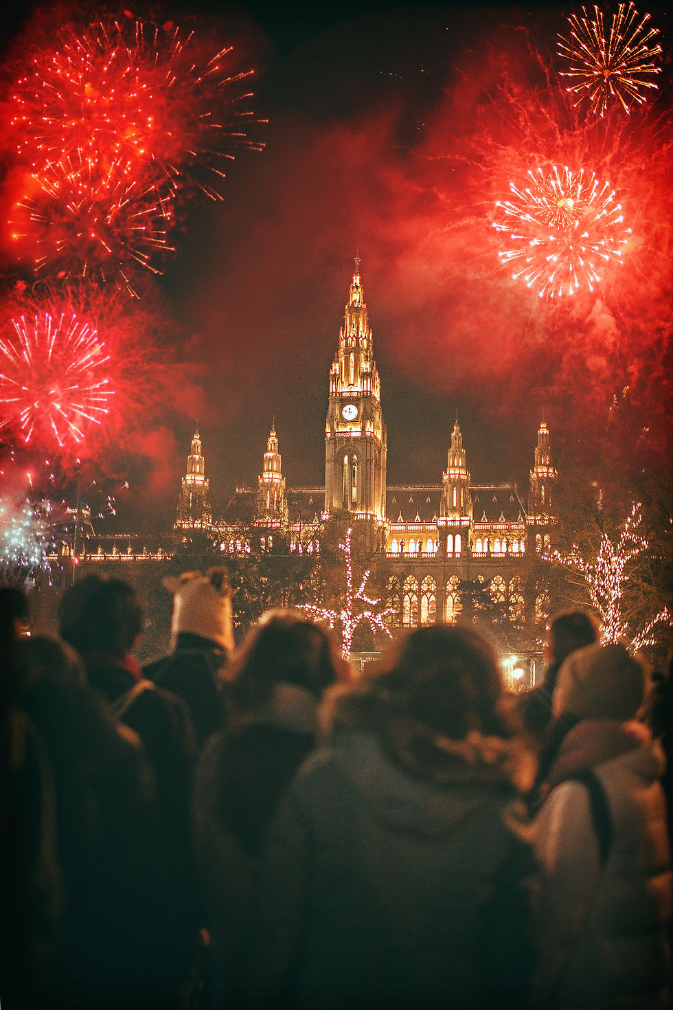 New Year's Eve at Wiener Rathausplatz, Vienna
