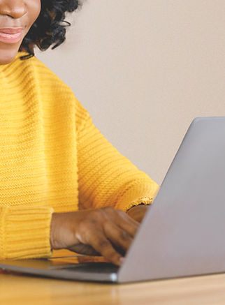 Woman Using Laptop