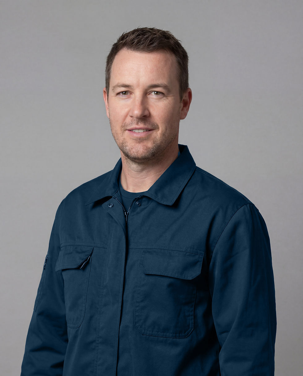 Man In Blue Uniform