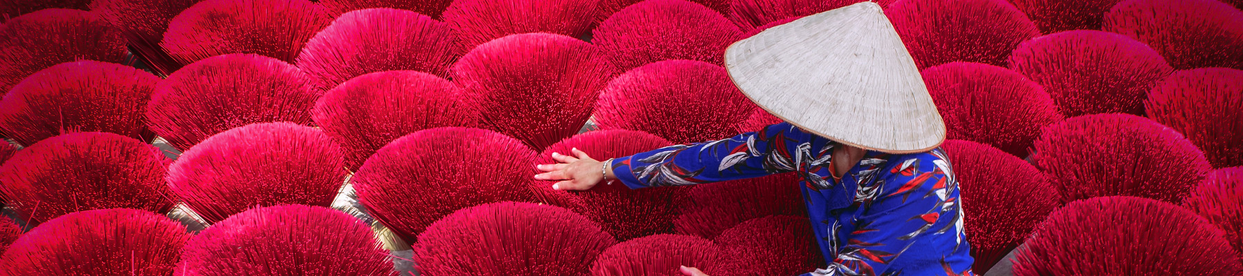 Traditional incense village of Ha Noi, Vietnam