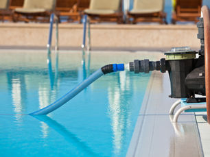 pool pump keeping pool in top condition