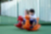 Bambini nel parco giochi