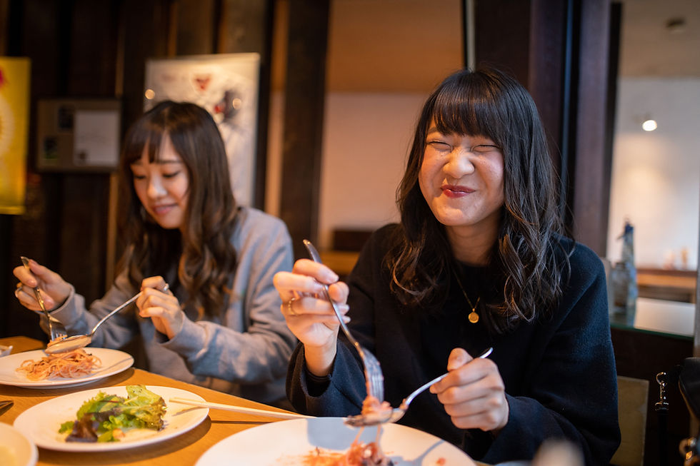 Women Enjoying Dinner