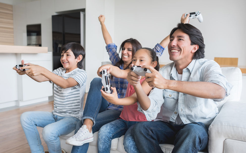Family Playing Games