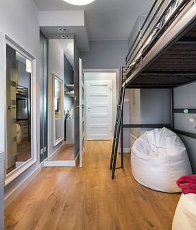 Modern student room ready to be moved by Europacar's Man and Van services.