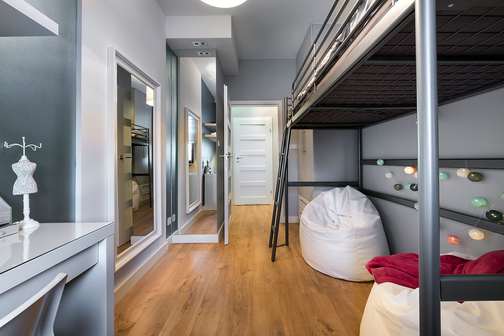 Modern Dorm Room