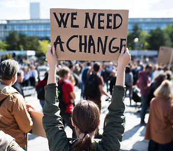 Protest Sign Display