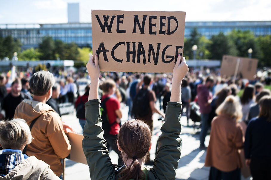 Protest Sign Display